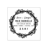 Einfache moderne, Berufliche botanische Kleider Gummistempel (Prägung)