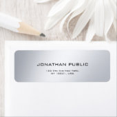 Einfache moderne Berufliche Elegante Silver-Adress (Insitu)