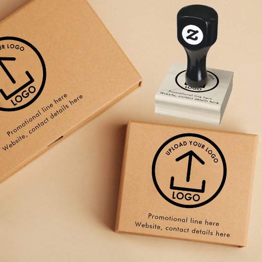 Einfache, moderne Berufliche Firmenlogos und Texte Gummistempel