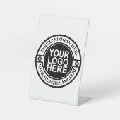 Einfache, moderne Berufliche Logos Sockelschild (Vorderseite)