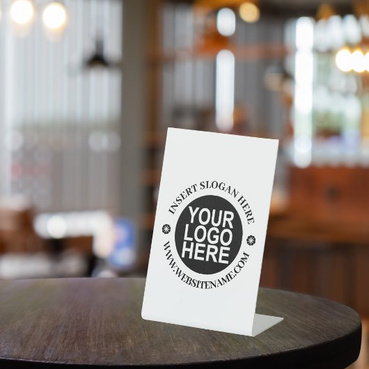 Einfache, moderne Berufliche Logos Sockelschild