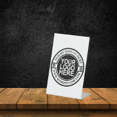 Einfache, moderne Berufliche Logos Sockelschild