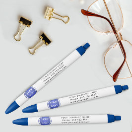 Einfache moderne Berufliche Logos und Texte Kugelschreiber