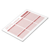 Einfache moderne Berufliche Planer Notepad Notizblock (angewinkelt)