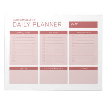 Einfache moderne Berufliche Planer Notepad