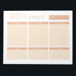Einfache moderne Berufliche Planer Notepad Notizblock<br><div class="desc">Schreiben Sie Ihre täglichen Aufgaben,  Termine und Termine mit diesem coolen und einfachen Tagesplaner in pfirsichfarbigen Schema. Perfekt als Geschenk für einen Freund,  Kollegen,  Mitarbeiter oder Klassenkameraden.</div>