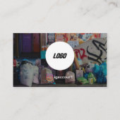 Einfache moderne Beseitigung von Junk Visitenkarte (Rückseite)