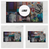 Einfache moderne Beseitigung von Junk Visitenkarte