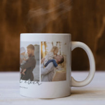 Einfache, moderne Best Vater je 4 Fotos Collage