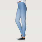 Einfache moderne Blaue Marine Gradient Leggings (Links)