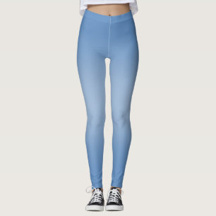 Einfache moderne Blaue Marine Gradient Leggings
