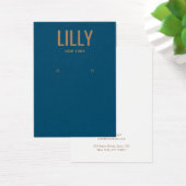 Einfache, moderne Blue Earring Display Card (Schreibtisch)