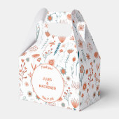 Einfache, moderne Blumen Geschenkschachtel (Vorderseite)