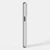 Einfache moderne Bogenart mit Monogramm Initial iPhone Hülle (Rechte Seite)