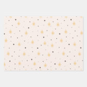 Einfache moderne Boho Minimalistische Weihnachten Geschenkpapier Set (Vorderseite 3)