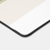 Einfache moderne Boho-Wildblumen auf Weiß Schreibtischunterlage (Ecke)