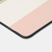 Einfache moderne Boho-Wildblumen in Soft Pink Schreibtischunterlage (Ecke)