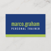 EINFACHE MODERNE BOLD Minimalistische maskuline Li Visitenkarte (Vorderseite)