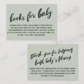 Einfache, moderne Buchanfrage Begleitkarte (Vorne/Hinten)