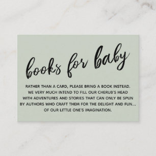 Einfache, moderne Buchanfrage Begleitkarte