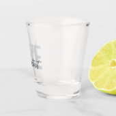 Einfache, moderne, coole Design-Liebe Connecticut Schnapsglas (Rechts)