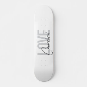 Einfache, moderne, coole Design-Liebe Connecticut Skateboard