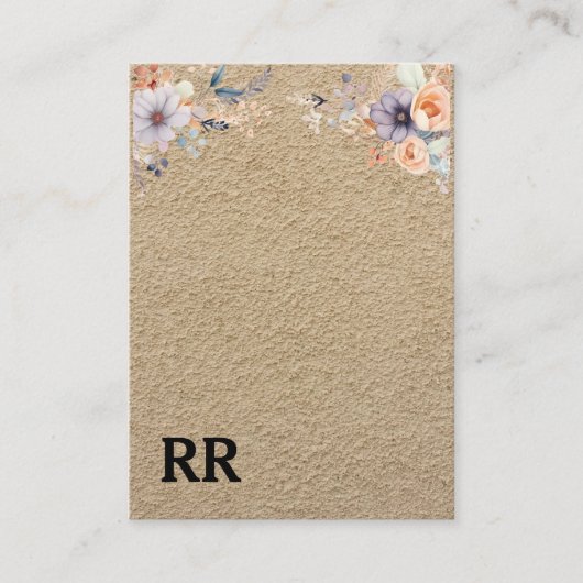 Einfache, moderne Coole Kraft-Papier-Schwarz-Monog Visitenkarte (Vorderseite)