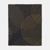 Einfache, moderne, coole, trendige, dünne Linienkr Fleecedecke (Vorderseite)