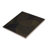 Einfache, moderne, coole, trendige, dünne Linienkr Fliese (Seite)