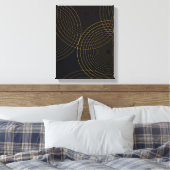 Einfache, moderne, coole, trendige, dünne Linienkr Leinwanddruck (Insitu (Schlafzimmer))