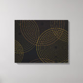 Einfache, moderne, coole, trendige, dünne Linienkr Leinwanddruck (Vorderseite)