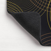 Einfache, moderne, coole, trendige, dünne Linienkr Mousepad (Ecke)