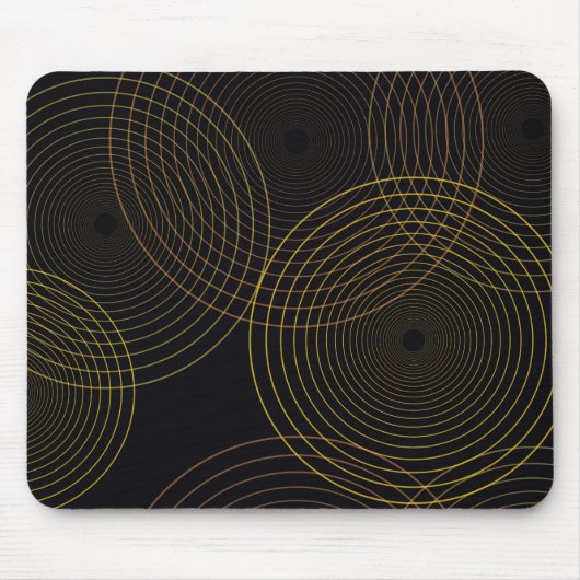 Einfache, moderne, coole, trendige, dünne Linienkr Mousepad (Vorne)