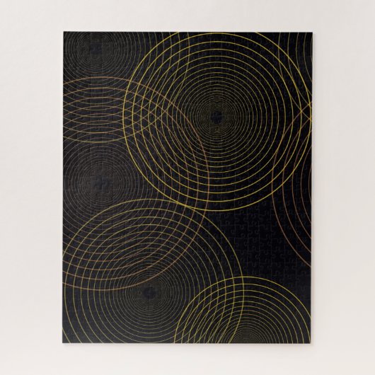 Einfache, moderne, coole, trendige, dünne Linienkr Puzzle (Vertikal)