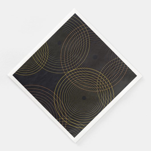 Einfache, moderne, coole, trendige, dünne Linienkr Serviette (Ecke)