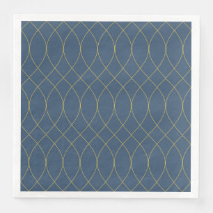 Einfache, moderne, coole, trendige Kurven, gewellt Serviette
