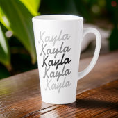 Einfache moderne Coole Typografie Milchtasse