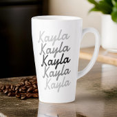 Einfache moderne Coole Typografie Milchtasse