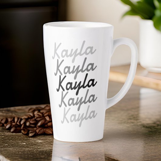 Einfache moderne Coole Typografie Milchtasse