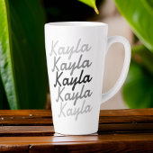 Einfache moderne Coole Typografie Milchtasse