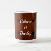 Einfache moderne, coole Typografie-Name und Foto d Kaffeetasse (Mittel)