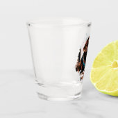 Einfache moderne Coole Typografie Name und Foto de Schnapsglas (Links)