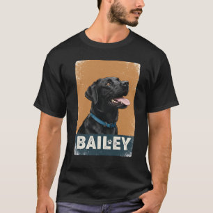 Einfache moderne Coole Typografie Name und Foto de T-Shirt