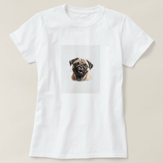 Einfache moderne Coole Typografie Name und Foto de T-Shirt (Design vorne)