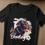 Einfache moderne Coole Typografie Name und Foto de Tri-Blend Shirt<br><div class="desc">Dieses einfache und moderne Design besteht aus einer modernen,  einfachen,  spielerischen Schrift-Typografie. Fügen Sie ein benutzerdefiniertes Foto für Begleiter hinzu.</div>