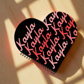 Einfache moderne Coole Typografie Notizblock