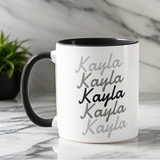 Einfache moderne Coole Typografie Tasse