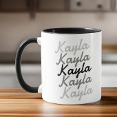 Einfache moderne Coole Typografie Tasse