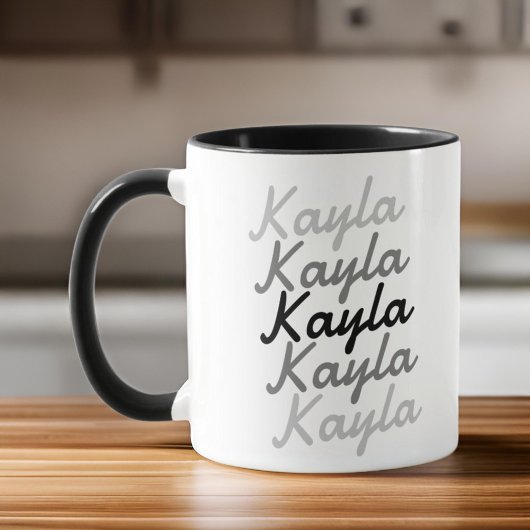 Einfache moderne Coole Typografie Tasse