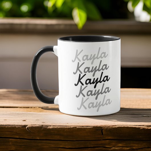 Einfache moderne Coole Typografie Tasse